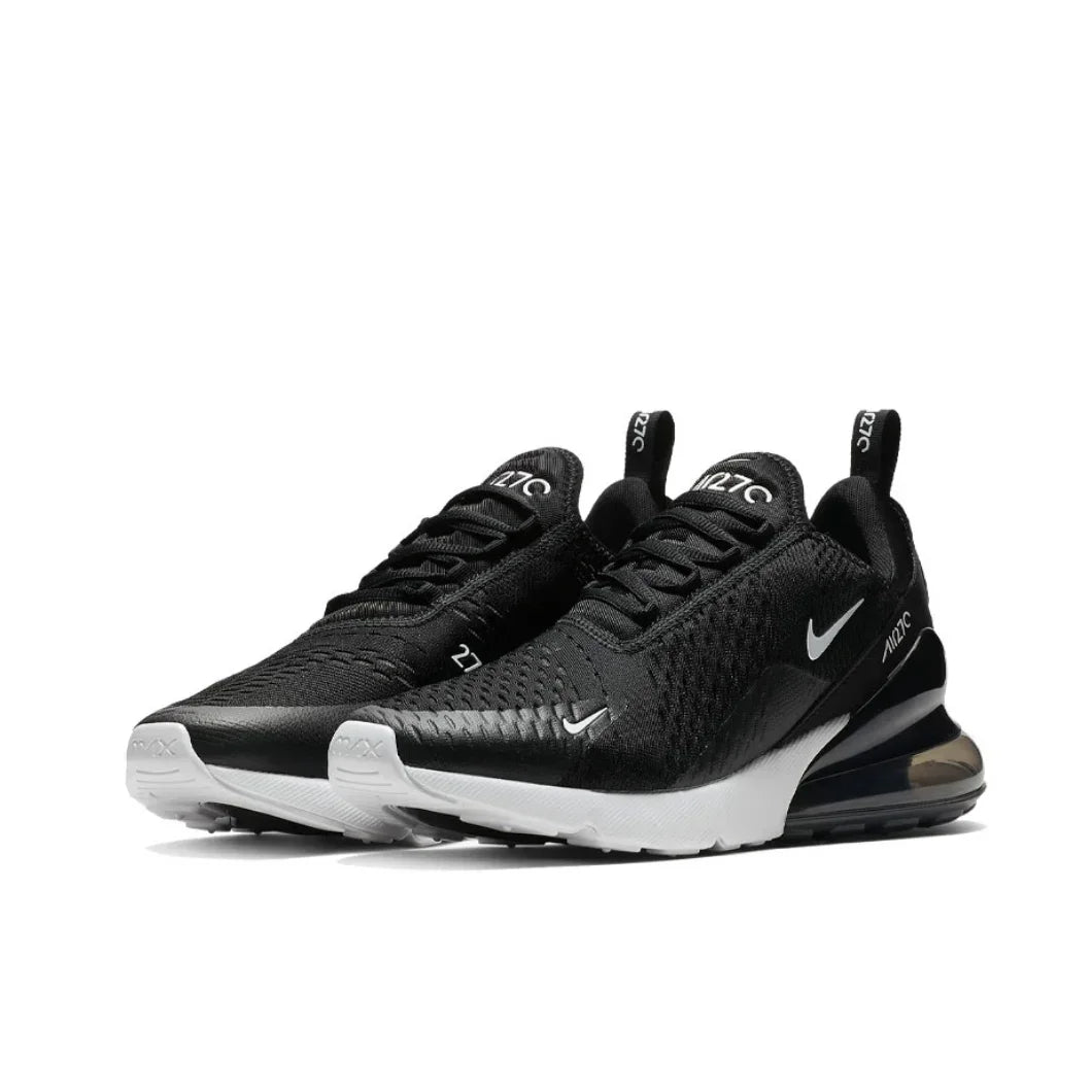 Nike New Air Max 270 Low Men's and Women's Sneakers Trendy Fashion Casual Shoes Comfortable and wearable Sneakers glossy black