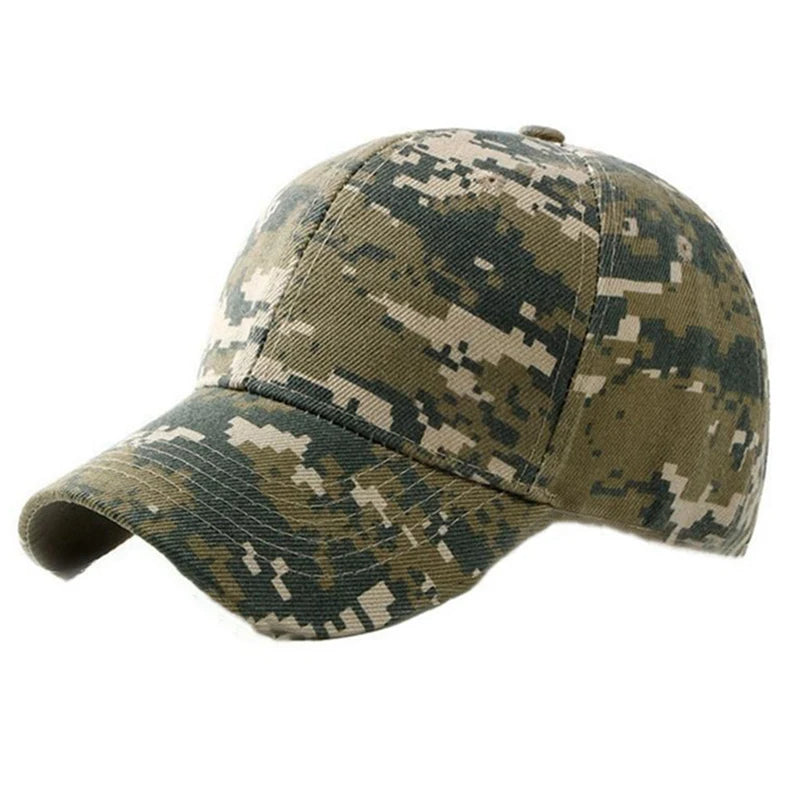 Jungle Leaves Camouflage Cap Men Women Hiking Hunting Casquette Hat Sunscreen Camo Baseball Caps Breathable Cotton Visors 2023