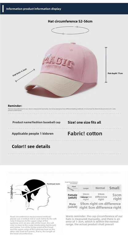 Summer Cap Letter Embroidery Children Baseball Caps Kids Cartoon Hip Hop Hat Cap Snapback Girl Baseball Hat Baby Boy Kid Bone