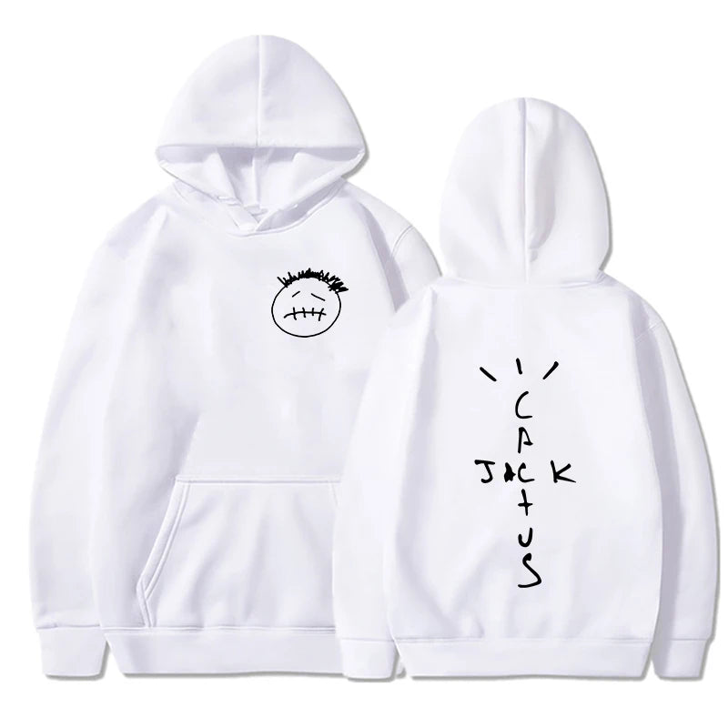 Rapper Cactus Jack Music Album Hoodies Men Women Fashion Hip Hop Sweatshirt Casual Unisex Long Sleeve Oversized Hoody Tops