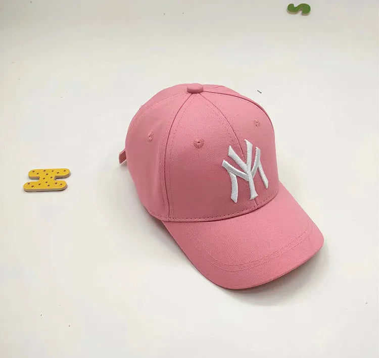 Cool New Boys Girls Kids Children Cap Letter Embroidery Four Seasons Baseball Cap Popular Hip Hop Sun Hat DropShipping