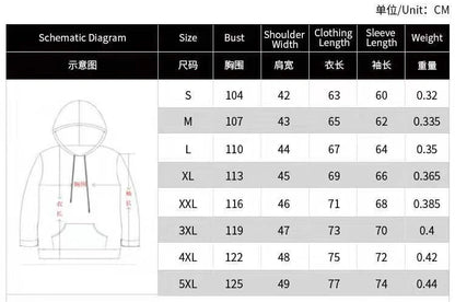 1977 Digital Printed Men's Hip Hop Hoodie Korean Style Sports Hoodie Pattern Printed Street Brand High Quality Popular Fashion