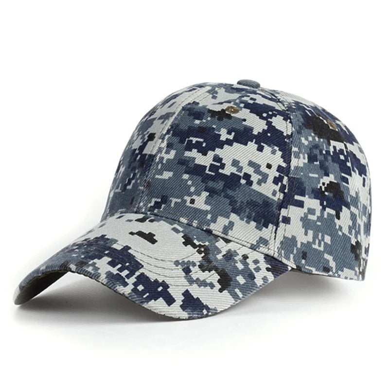 Jungle Leaves Camouflage Cap Men Women Hiking Hunting Casquette Hat Sunscreen Camo Baseball Caps Breathable Cotton Visors 2023