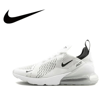 Nike New Air Max 270 Low Men's and Women's Sneakers Trendy Fashion Casual Shoes Comfortable and wearable Sneakers glossy black