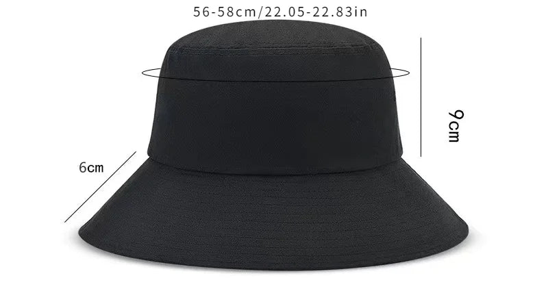 Double-sided Wear Fishing Hat Spring Bucket Hats Women Men Graffiti Embroidery Cap Panama Hat Fisherman Cap for Bob Femme Gorro