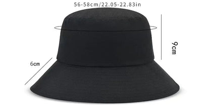 Double-sided Wear Fishing Hat Spring Bucket Hats Women Men Graffiti Embroidery Cap Panama Hat Fisherman Cap for Bob Femme Gorro