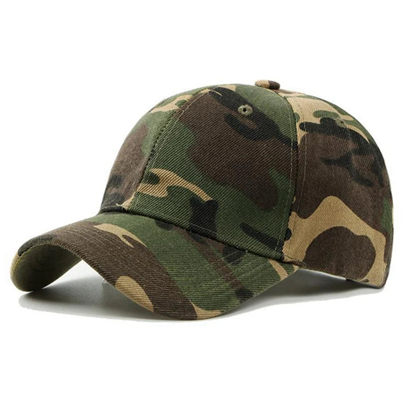 Jungle Leaves Camouflage Cap Men Women Hiking Hunting Casquette Hat Sunscreen Camo Baseball Caps Breathable Cotton Visors 2023