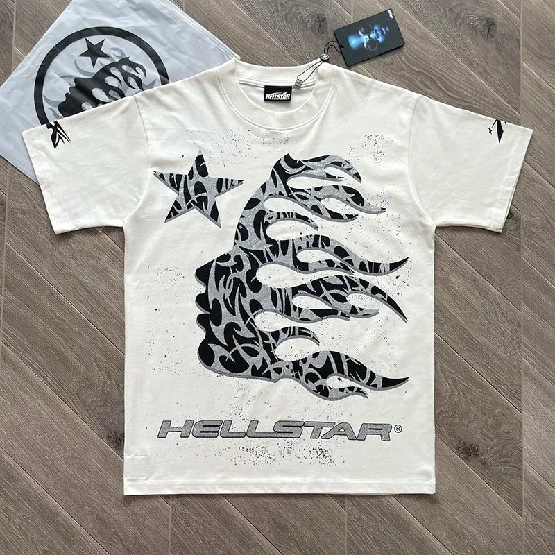 Hellstar Studios Path 2 Paradise Gliter Flash print short-sleeved T-shirt