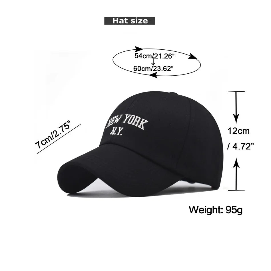 Retro Nostalgia Embroidered Baseball Caps Spring Autumn Women Men Leisure Peaked Hat Outdoor Shade Cotton Adjustable Sports Cap