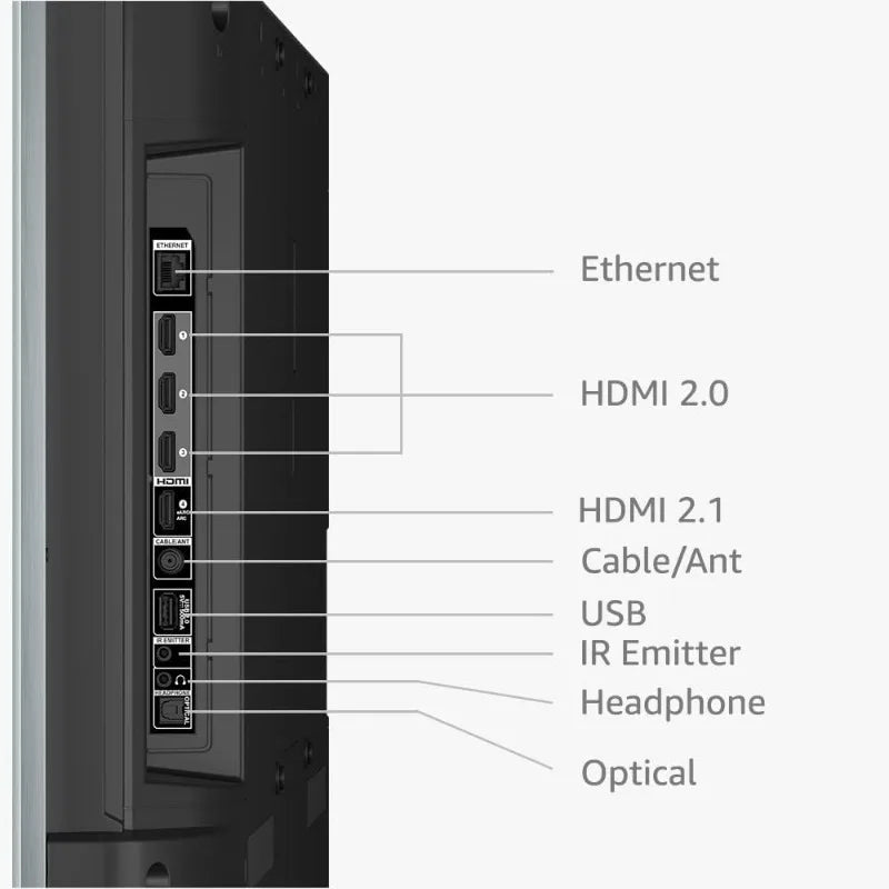 65" Omni QLED Series 4K UHD smart TV, Dolby Vision IQ, Fire TV Ambient Experience, local dimming, hands-free with Alexa
