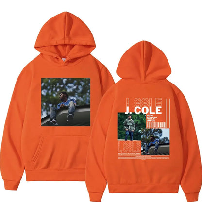 Rapper J.Cole 2014 Forest Hills Drive Print Hoodie Hip Hop Harajuku Men Women Loose Hoody Sweatshirt Fashion Streetwear Hoodies