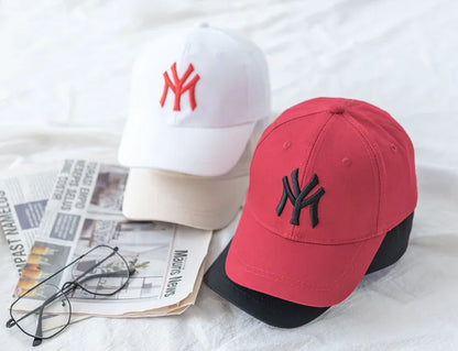 Cool New Boys Girls Kids Children Cap Letter Embroidery Four Seasons Baseball Cap Popular Hip Hop Sun Hat DropShipping